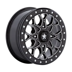 MSA Offroad Wheels – M48 PORTAL BEADLOCK – Black – 15″x6″ 38mm – Summer Wheels – MA048BE15604838